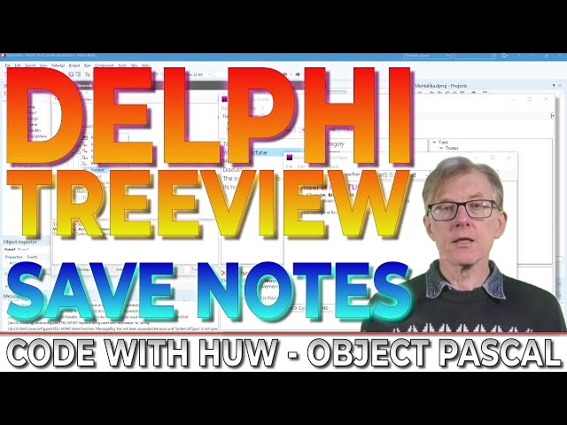 Delphi TreeView Programming: Saving Notes