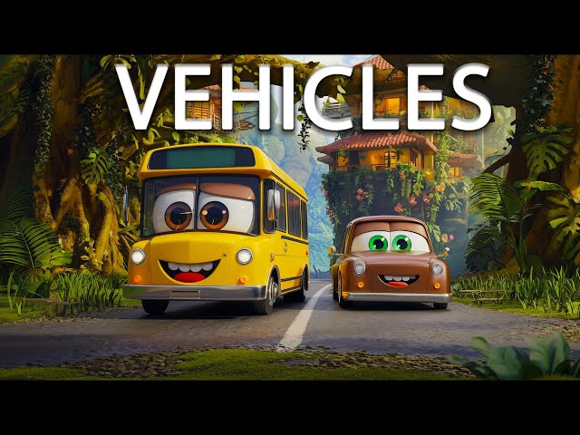 Vehicles Song | Street Vehicles | Vroom Vroom | Nursery Rhymes | Epic Giant Kids Songs