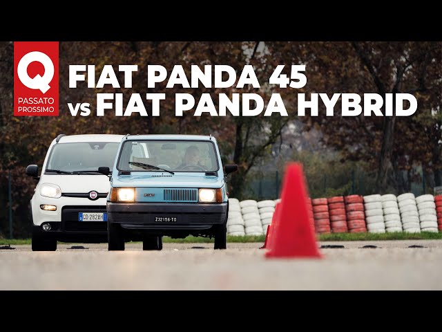 "Passato Prossimo" Fiat Panda 45 e Panda Hybrid a confronto