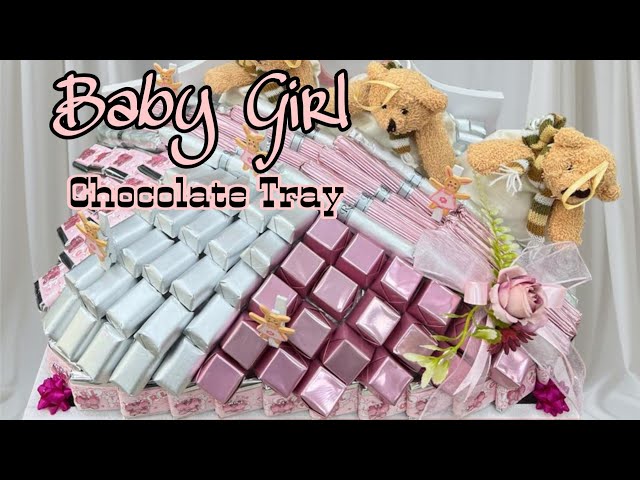 Baby Girl Chocolate Tray Making