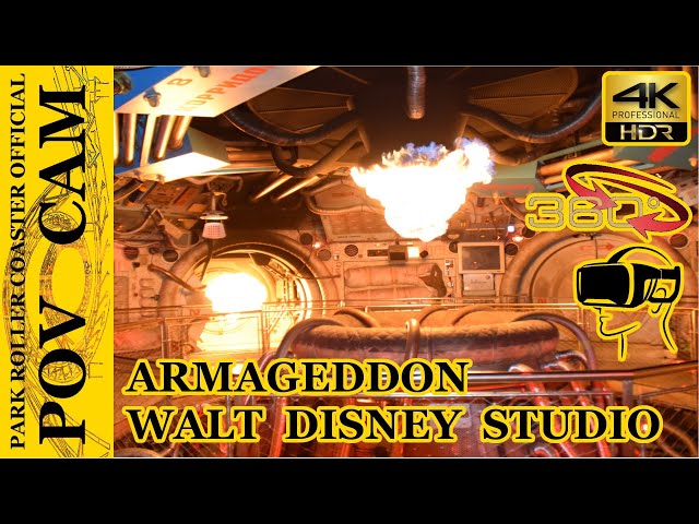 Armageddon Les Effets Spéciaux - On Ride / POV CAM - 360° - Walt Disney Studio