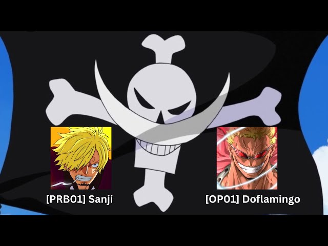 One Piece TCG Game Play [PRB01] Sanji (Whitebeard Version) VS [OP01] Doflamigo