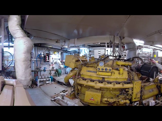 Engine Room - On Board the R/V Tiglax