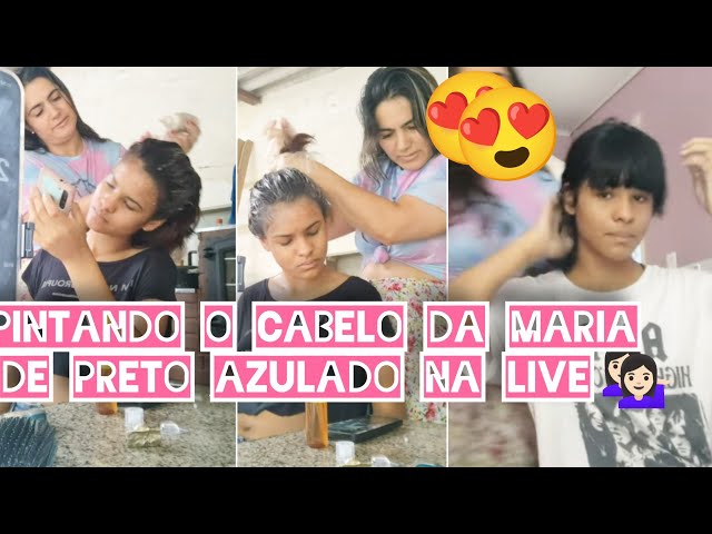 Malu Mãe💁🏻‍♀️PiNTANDO o CABELO da MARIA💁🏻‍♀️👧🏻Aovivo!