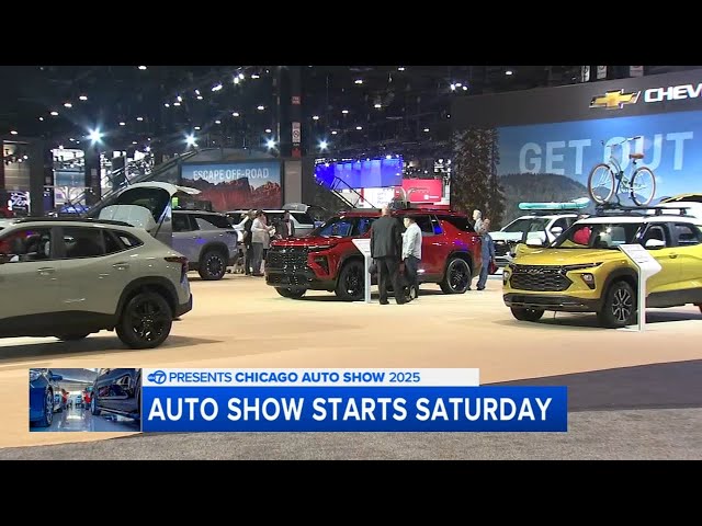 Chicago Auto Show 2025 starts Saturday