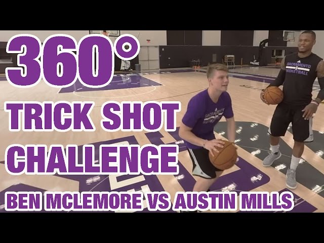 NBA 360 | Trick Shot Challenge: Ben McLemore vs Austin Mills | NBA Playmakers