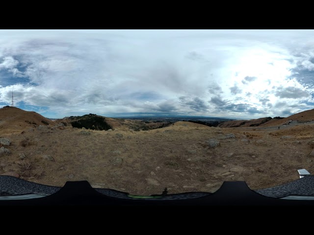 New Zealand - Christchurch - Sugarloaf Communications Tower - 2020 - Video - yi 360 VR 4k 2/2