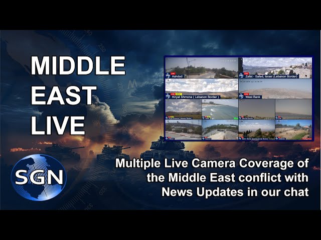 24/7 Multiple Cams in Israel / Middle East after Trump says US to take over Gaza