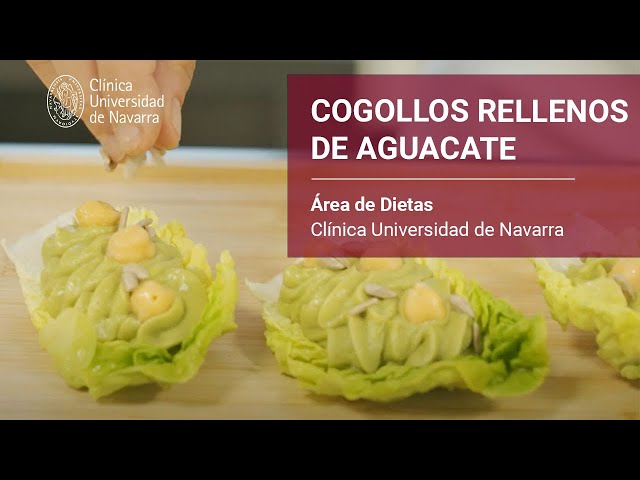 Cogollos rellenos de aguacate: delicia nutritiva. Recetas saludables. Clínica Universidad de Navarra