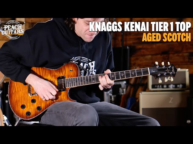 No Talking...Just Tones | Knaggs Influence Series | Kenai Tier 1 Top - Aged Scotch w/Onyx Binding