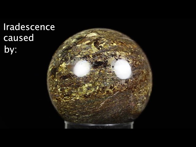 Golden Amphibolite Sphere