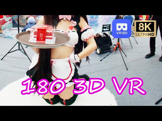 Watch in VR YouTubeVR questTV cosplay 2022 コスプレ 180 3D VR CHINA GIRL COSPALY 漫展小姐姐10 开放 cosplay！