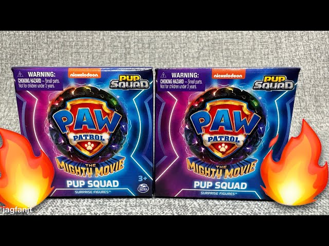 PAW PATROL THE MIGHTY MOVIE PUP SQUAD SURPRISE FIGURE OPENING!