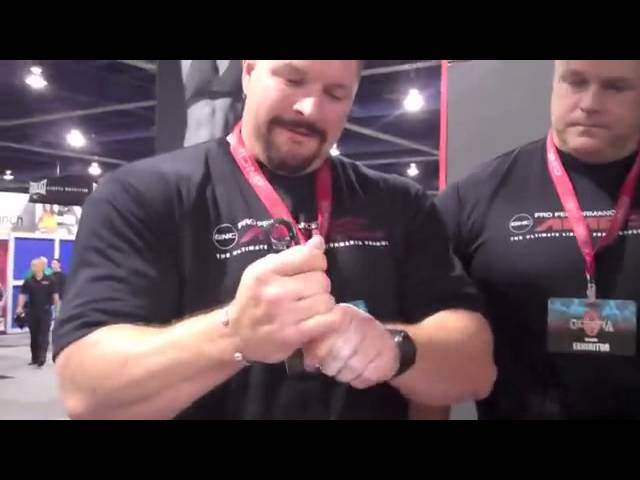 GNC TV 'Live from the Olympia 2010' The Gillingham Brothers and the 'Grip Gauntlet'