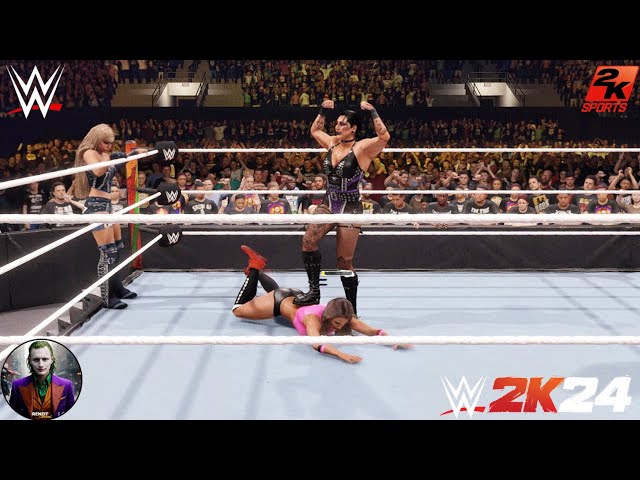 WWE FULL MATCH Rhea Ripley and Liv Morgan vs Isla Dawn and Nikki Bella WWE2K24