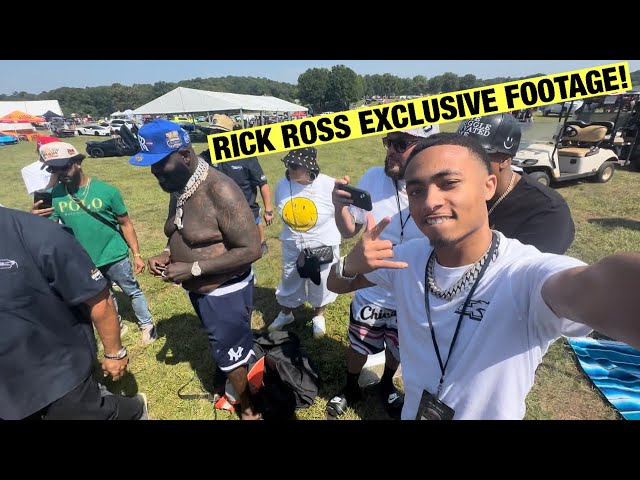 RICK ROSS 2023 CAR SHOW! *VIP EXCLUSIVE FOOTAGE*