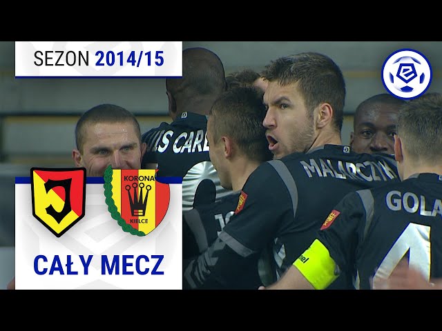 (1/2) Jagiellonia Białystok - Korona Kielce | CAŁY MECZ | Ekstraklasa 2014/15 | 22. Kolejka