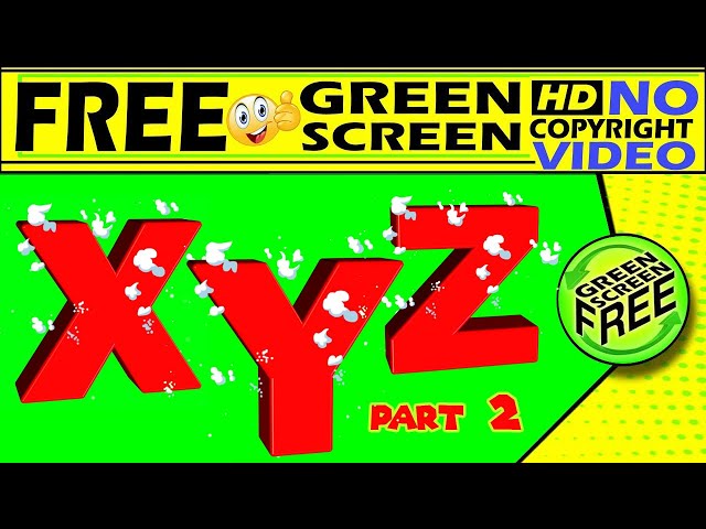 green screen alphabets green screen effects, A to z  green screen numbers  green screen,green screen