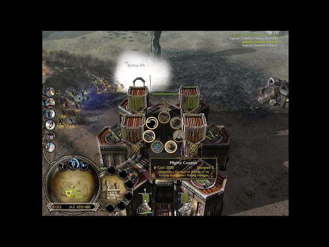 123 playing BFME2 as Dwarves - episode 6 HOLY SHIT CATAPULTS!!!