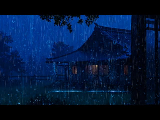 Rain and Thunder on the Roof ⚡ Natural Sounds for Restful Sleep