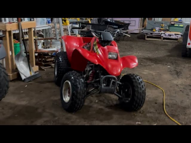 Tearing down the Honda 250ex part 1