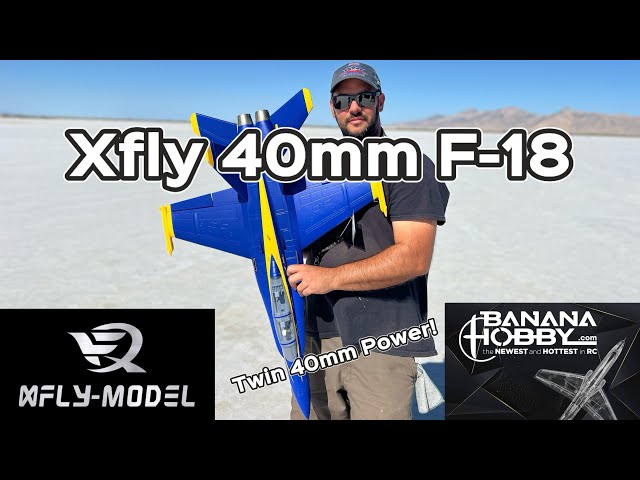 X-Fly Twin 40mm F-18 Unboxing, Build, Maiden Flight, and Review