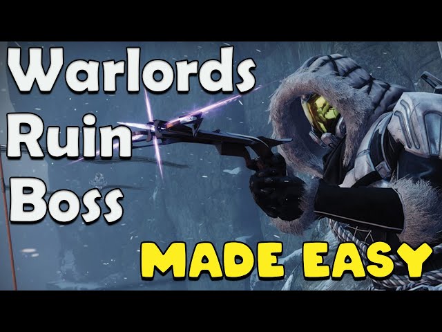 Boss Encounter Warlords Ruin Made Easy in 3 minutes.