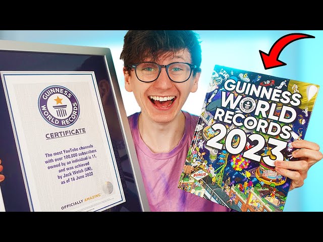 I’m in the Guinness WORLD RECORD Book 2023!