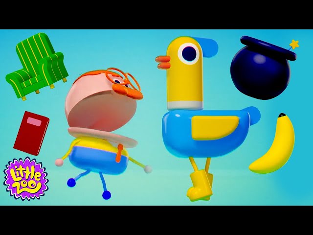 I Spy | Silly Duck Series 1, Ep 5 | Full Episode | Funny Videos for Kids | @LittleZooTV