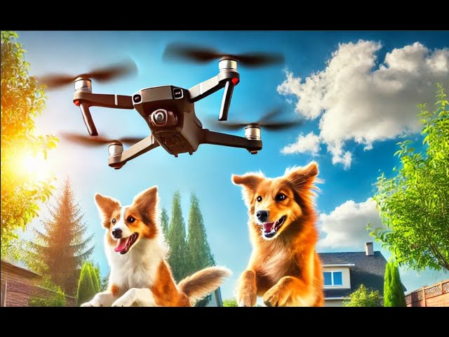 Ultimate Drone Dogs Challenge: Can Our Pups Catch the Drone? 🐾🚁