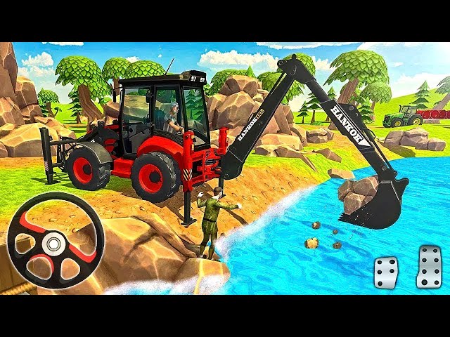 JCB 3DX BACKHOE LOADER BUS SIMULATOR INDONESIA DRIVING LIVE STREAM