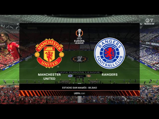 Manchester United 4-1 Rangers, UEFA Europa league match highlights