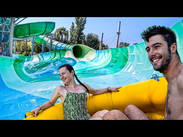 Waterslides at Aqualand Fréjus