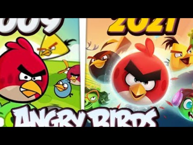 Evolution of Angry Birds (2010-2022)