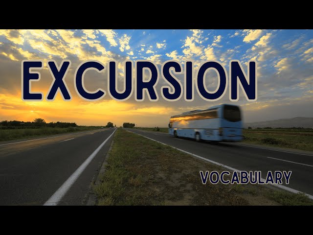 What is the meaning of Excursion?