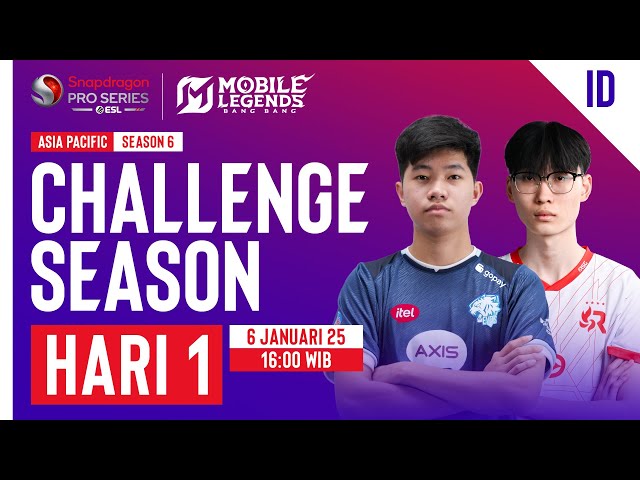 🔴 [ID] AP Mobile Legends: Bang Bang | Snapdragon Mobile Challenge Season | Season ke-6 | Hari 1