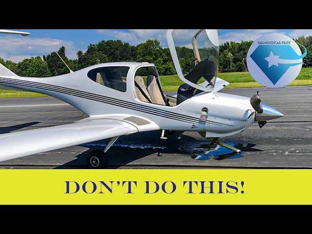 A Real World Example of What Not To Do In A Bounced Landing |Diamond DA40|