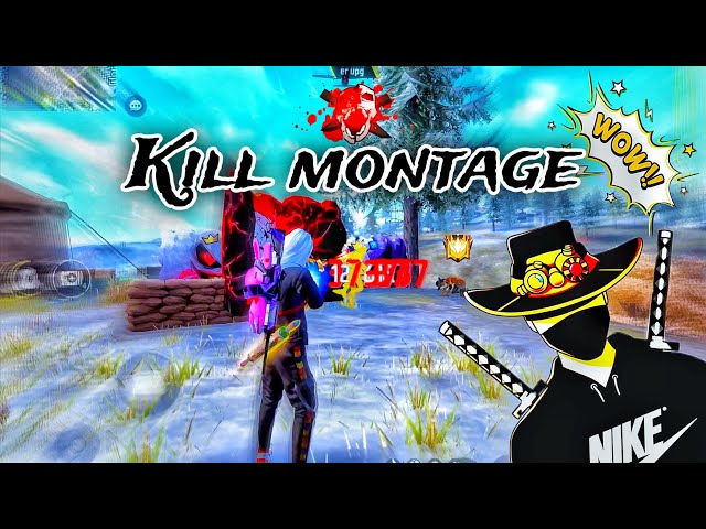 Unbelievable the best killing montage⚡😱 Free Fire | THE DBkill