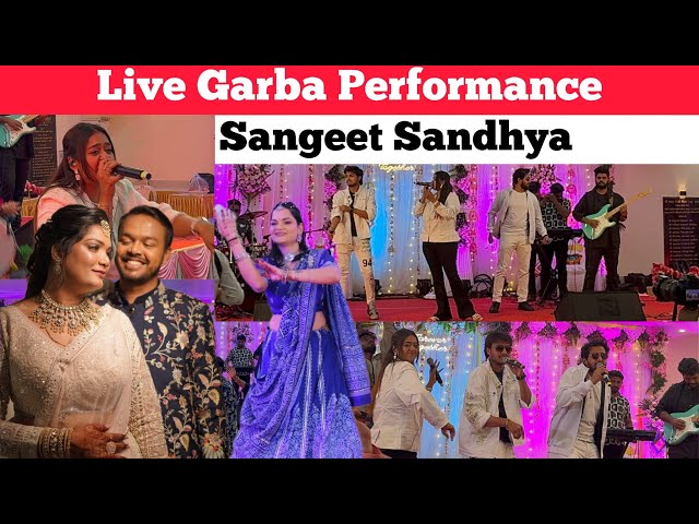 Live Garba Performance at Sangeet function #garba #sangeet #wedding #vjvlogs06 #liveperformance