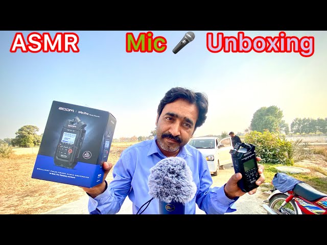 ASMR UNBOXING MiC ZOOM HN4 PRO HANDY RECORDER || VERY RELAXING SOUND FOR SLEEP 😴