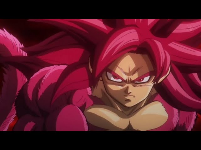 Adult SSJ3 Goku & SSJ4 Transformation Scene | DB Daima EP 19