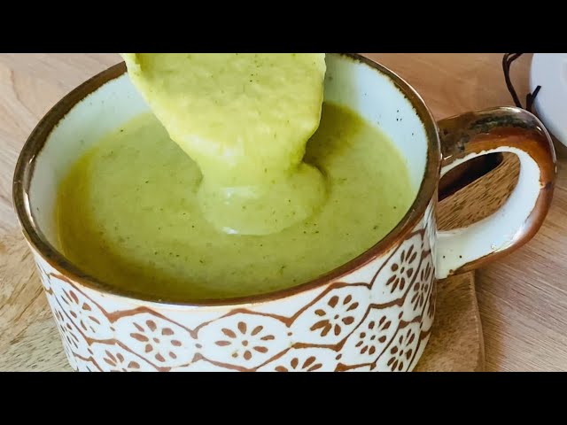 My French grandfather was beaming with joy. Broccoli soup