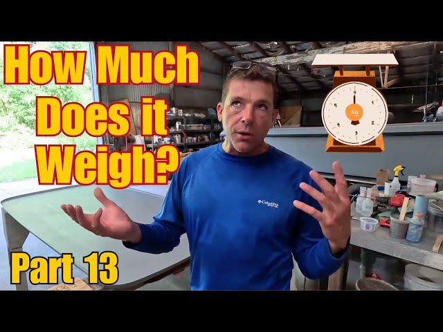 HOW TO Build a FIBERGLASS MOLD! HOW MUCH DOES IT WEIGH?