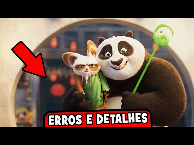 DETALHES e ERROS em KUNG FU PANDA 4 que você NÃO percebeu! 🤦‍♂ (Dreamworks)