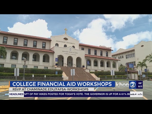 Workshops to help Hawaii students apply for FAFSA now available