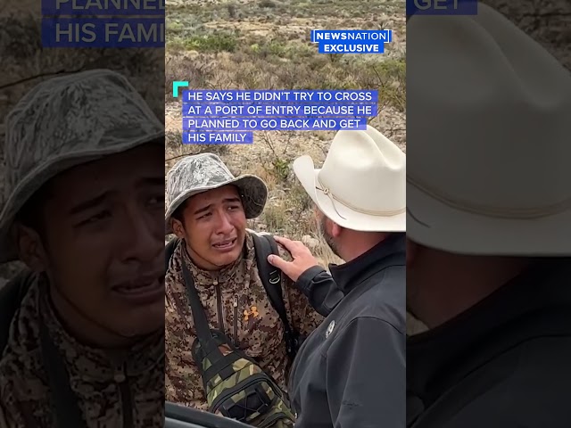 Texas sheriff rescues migrant after smugglers abandon him