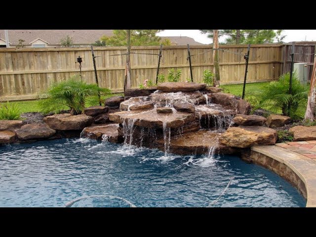 Breathtaking Pool Waterfall Design Ideas