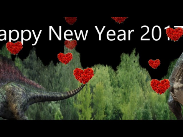 Dino new year injected