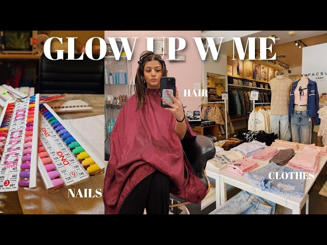 GLOW UP WITH ME +hair tips (hair , nails ,clothes)