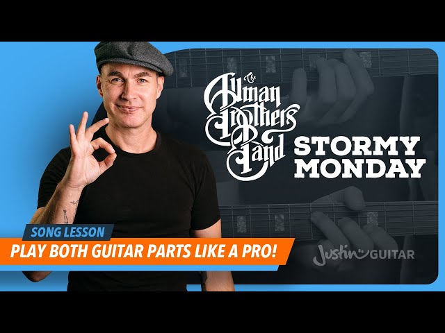 Both Guitar Parts for 'Stormy Monday' by Allman Brothers. So Tasty!